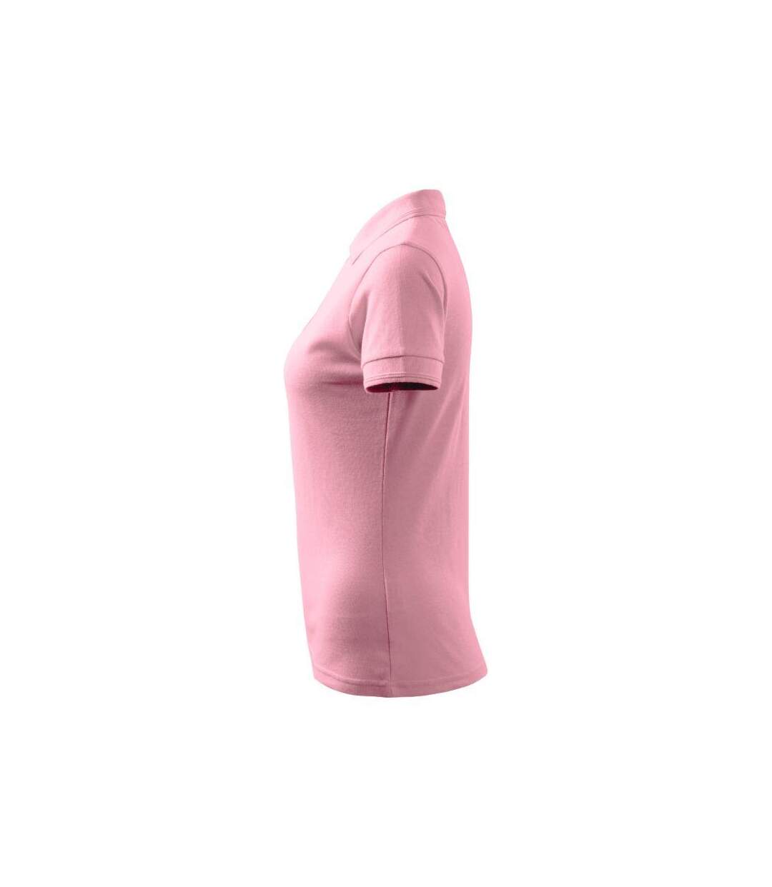 Womens/ladies Pique Polo Shirt Pink Malfini-4