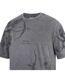 Mens Cupid Acid Wash Oversized T-shirt Washed Grey Firetrap-4