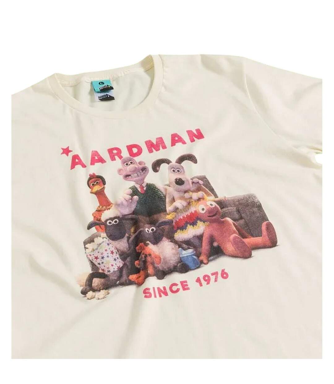 T-shirt Since Adulte Beige Aardman-3