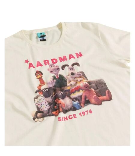 T-shirt Since Adulte Beige Aardman