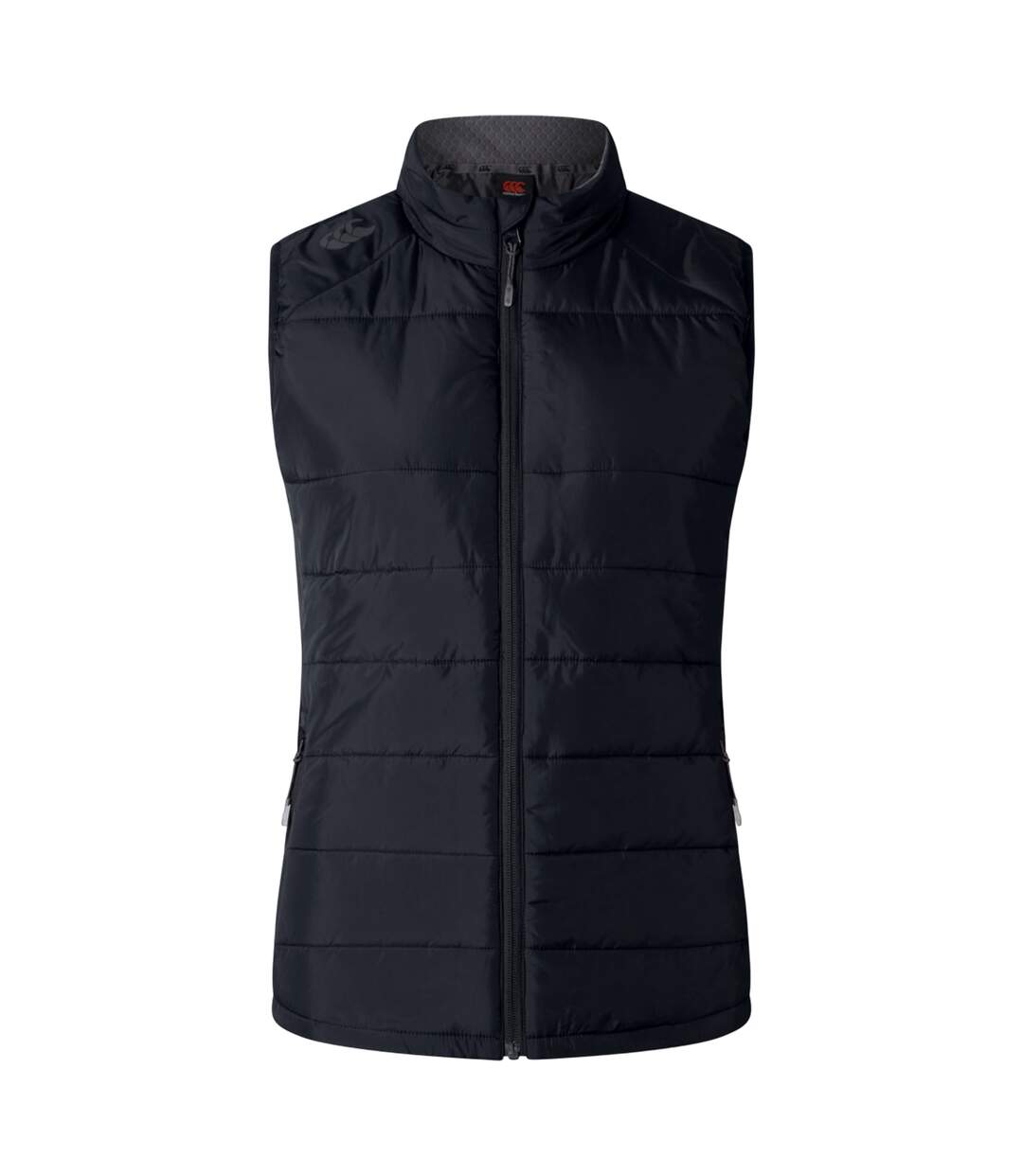 Womens/ladies Elite Micro-lite Gilet Black Canterbury-2