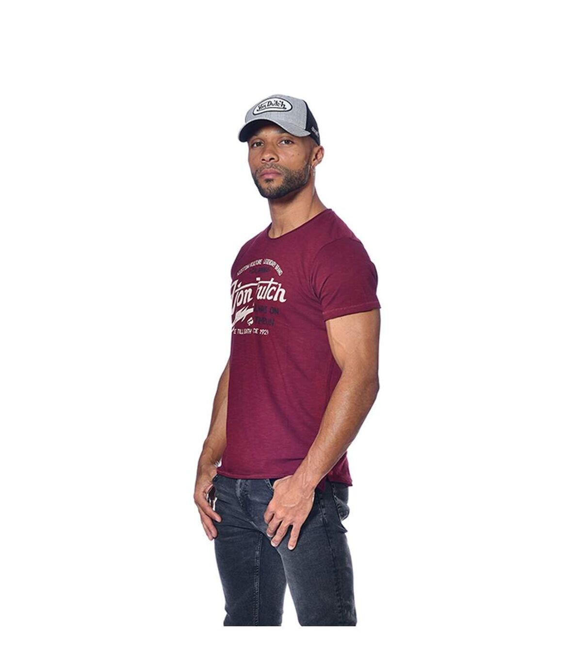 Tee Shirt Homme 100% Coton, T shirt Homme Regular, Respirant et Doux