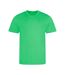 Just cool mens performance plain t-shirt sour green AWDis-1