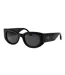 Lunettes De Soleil Motif/style Vif Femme Taille Unique Noir Victoria Beckham-1