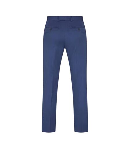 Mens Twill Straight Leg Trousers Blue Ted Baker
