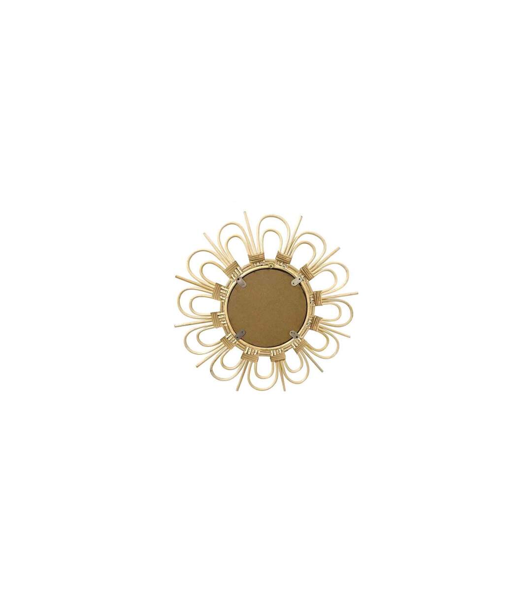 Miroir Mural Design en Rotin Aina 43cm Naturel-2