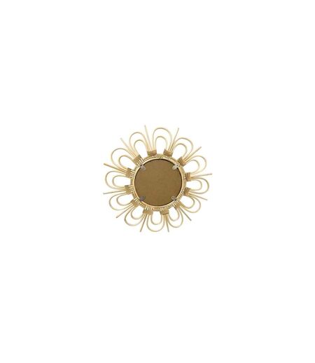 Miroir Mural Design en Rotin Aina 43cm Naturel