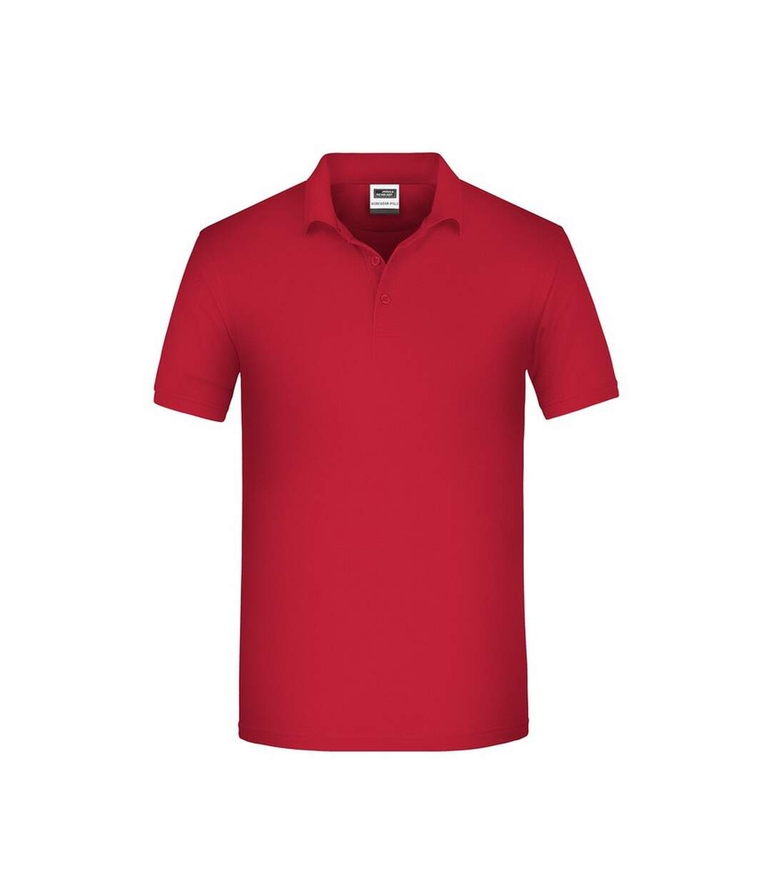 Polo Bio Workwear Homme Rouge James And Nicholson-1