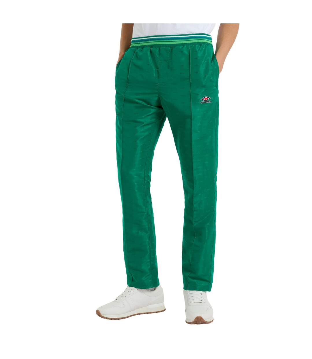 Mens straight leg jogging bottoms quetzal green Umbro-1