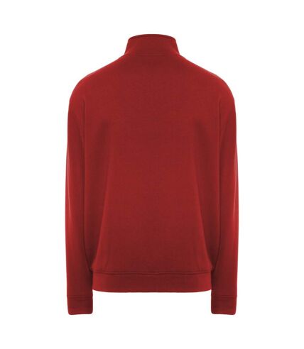 Roly Unisex Adult Ulan Full Zip Sweatshirt (Red)