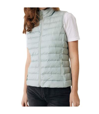 Womens/ladies Meru Recycled Polyester Body Warmer Iceberg Green Iqoniq