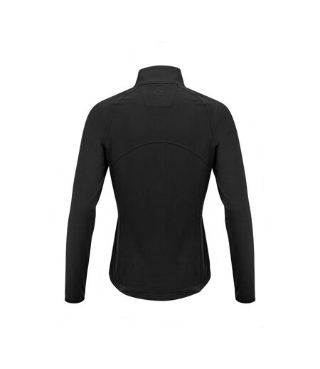 Womens/ladies Adapt Half Zip Fleece Top Black Cutter & Buck