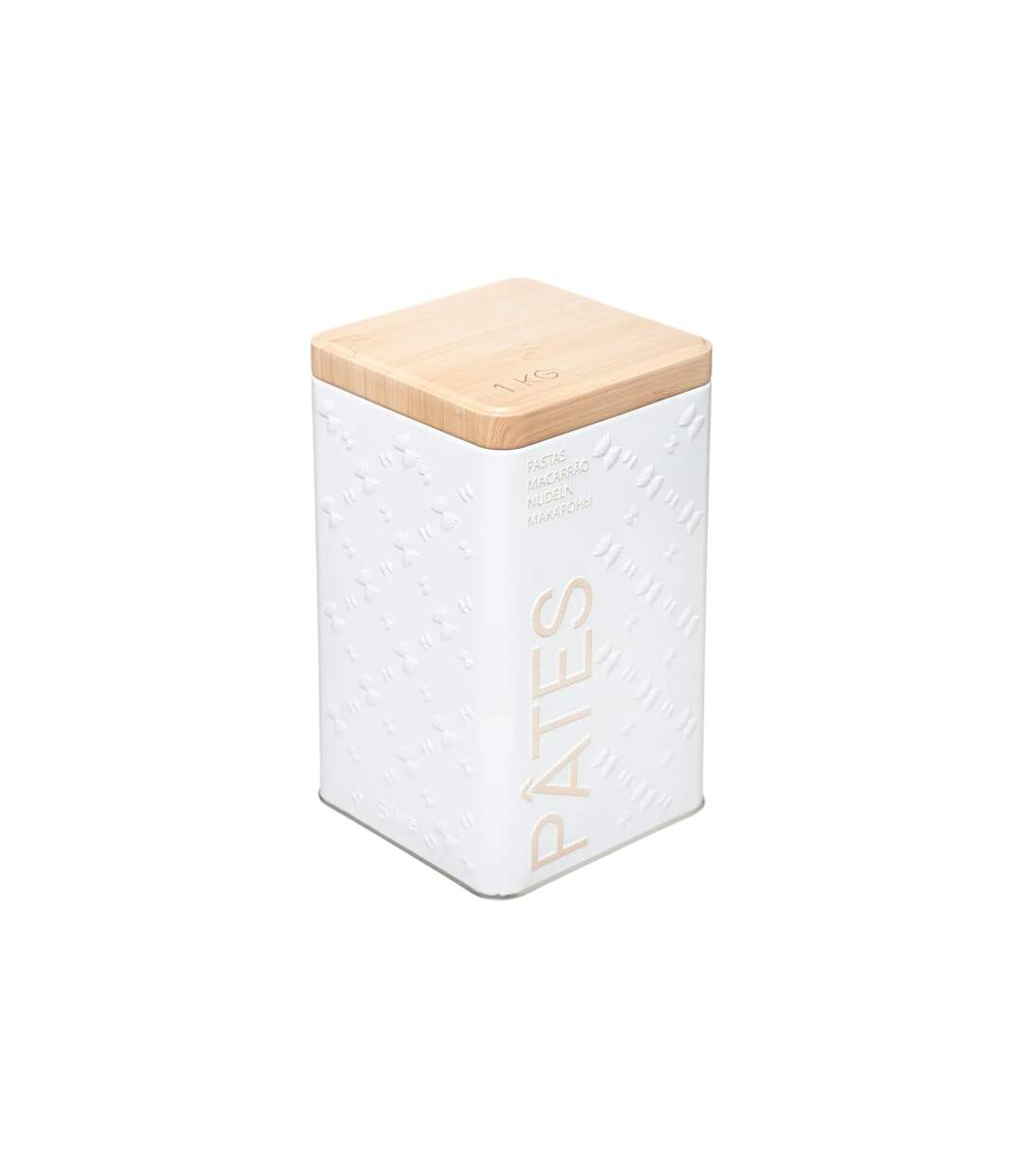 Boîte à Pâtes Scandi 18cm Blanc-1