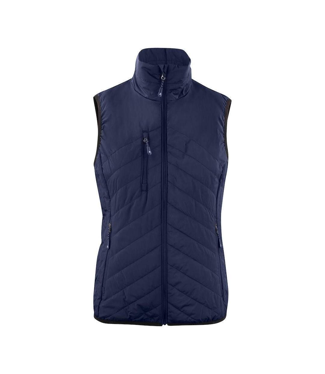Womens/ladies Deer Ridge Body Warmer Navy Harvest-1