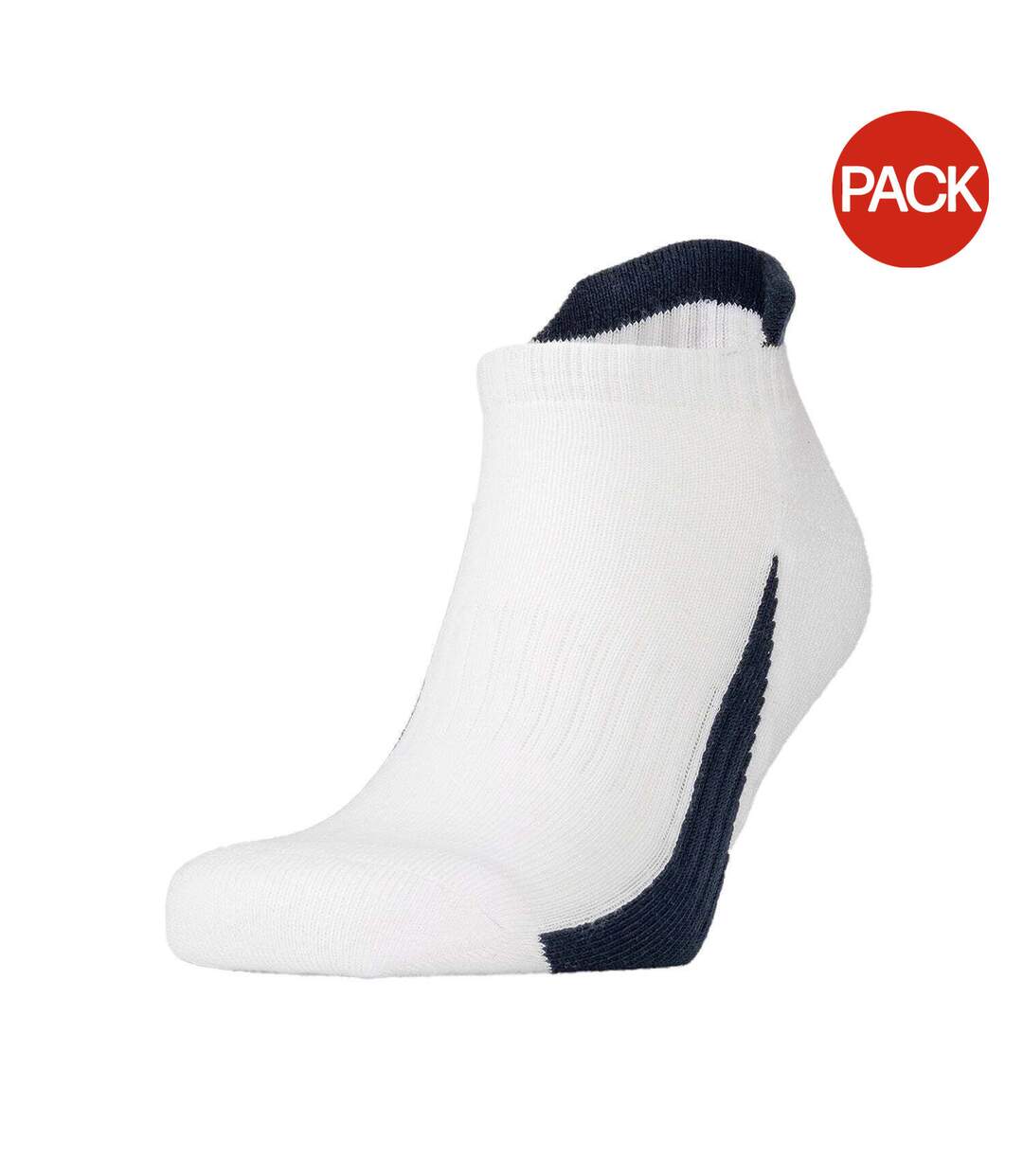 Chaussettes de sport adulte blanc / bleu marine Spiro-1