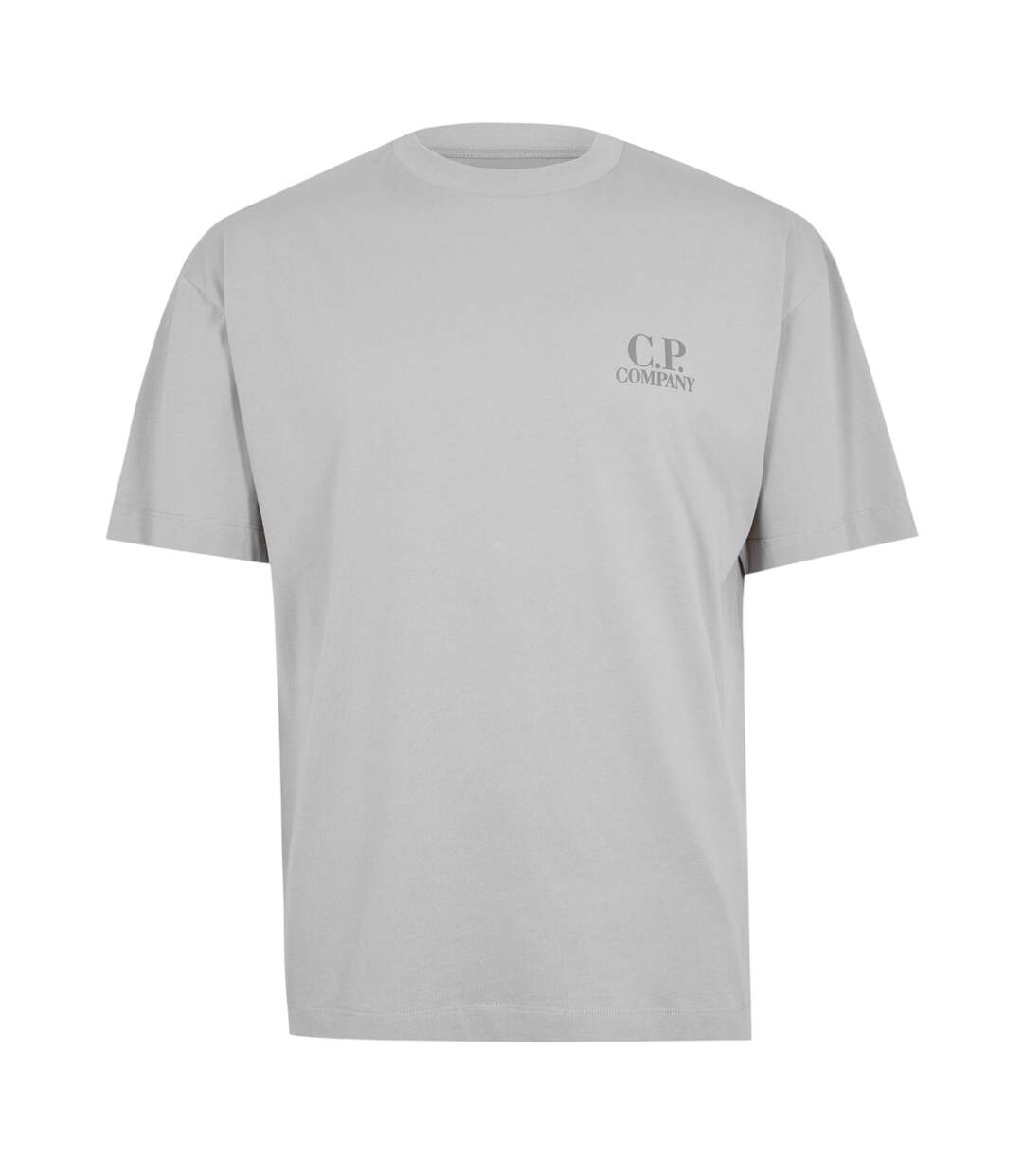 T-shirt Décontracté Motif/style Double Logo Homme Argenté C.P. Company-2