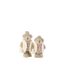 Statuette Déco Ours Sac à Main 38cm Beige-2