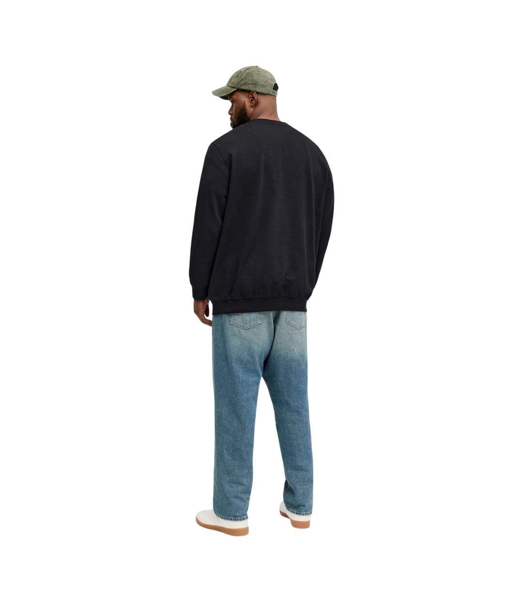 Mens Archive Logo Sweatshirt Black Jack And Jones-3