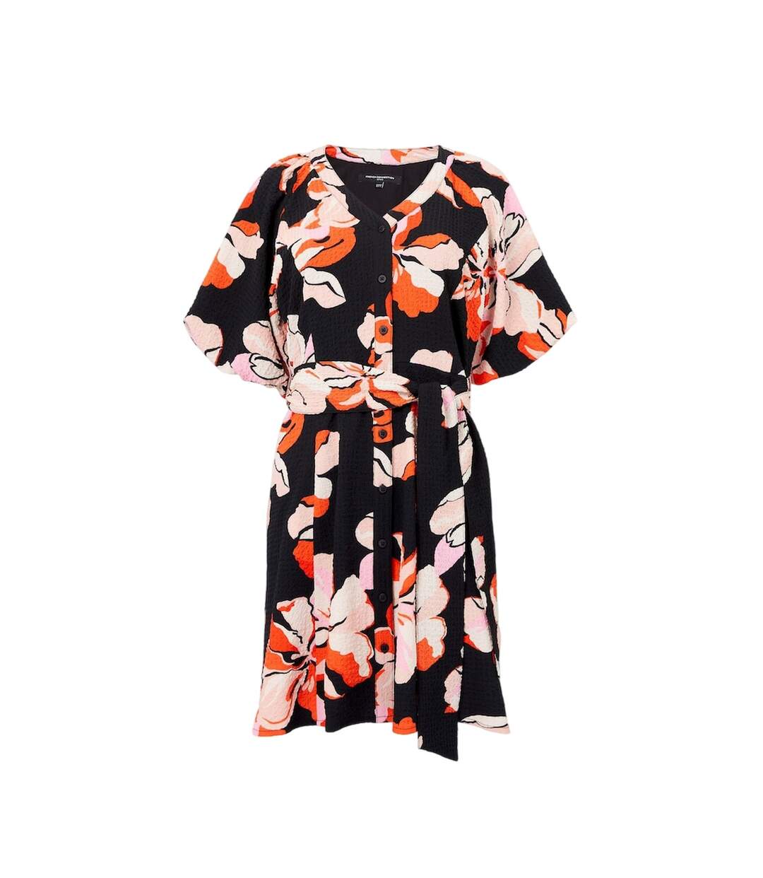 Womens/ladies Milani Mini Dress Black French Connection-2