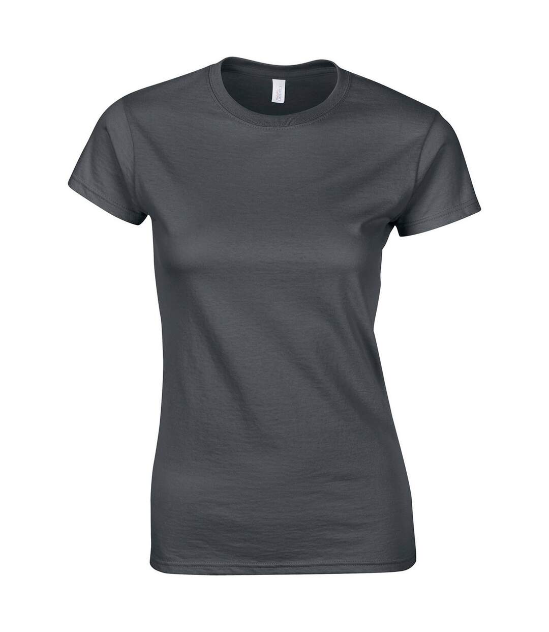 T-shirt softstyle femme charbon Gildan-1