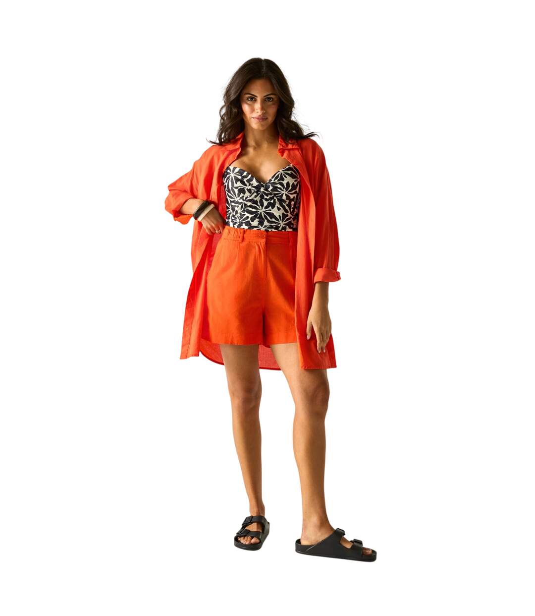 Short Sabelle Femme Orange Sanguine Regatta-4