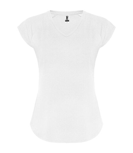 T-shirt Avus Femme Blanc Roly Sport