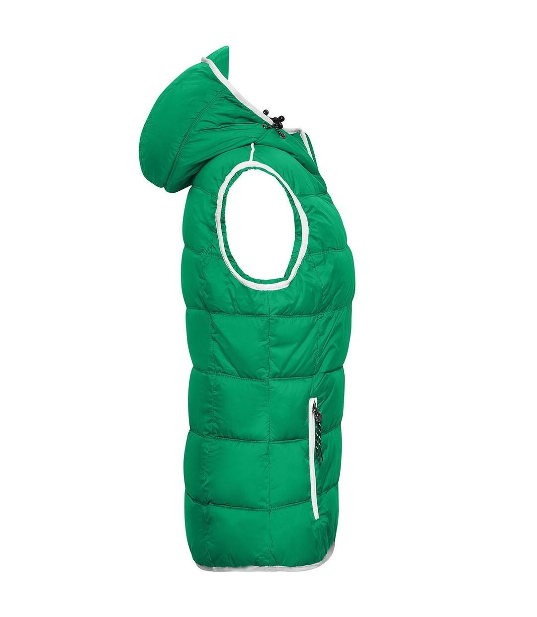 Veste Sans Manches Maritime Femme Vert Irlandais Blanc James And Nicholson-4