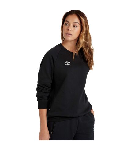 Umbro Womens/Ladies Club Leisure Sweatshirt (Black/White) - UTUO193