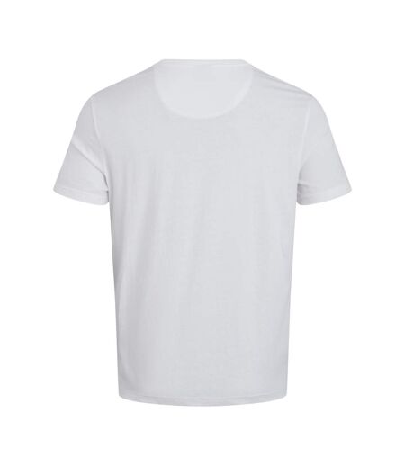 Mens Logo Cotton Blend T-shirt White Canterbury