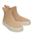 Womens/ladies Fenix Suede Platform Chelsea Boots Natural Toms-1