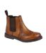 Bottes en cuir enfants marron Roamers-1