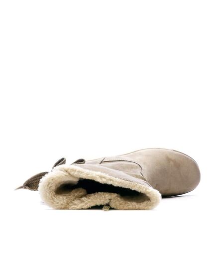 Bottines beige femme relife jynfour