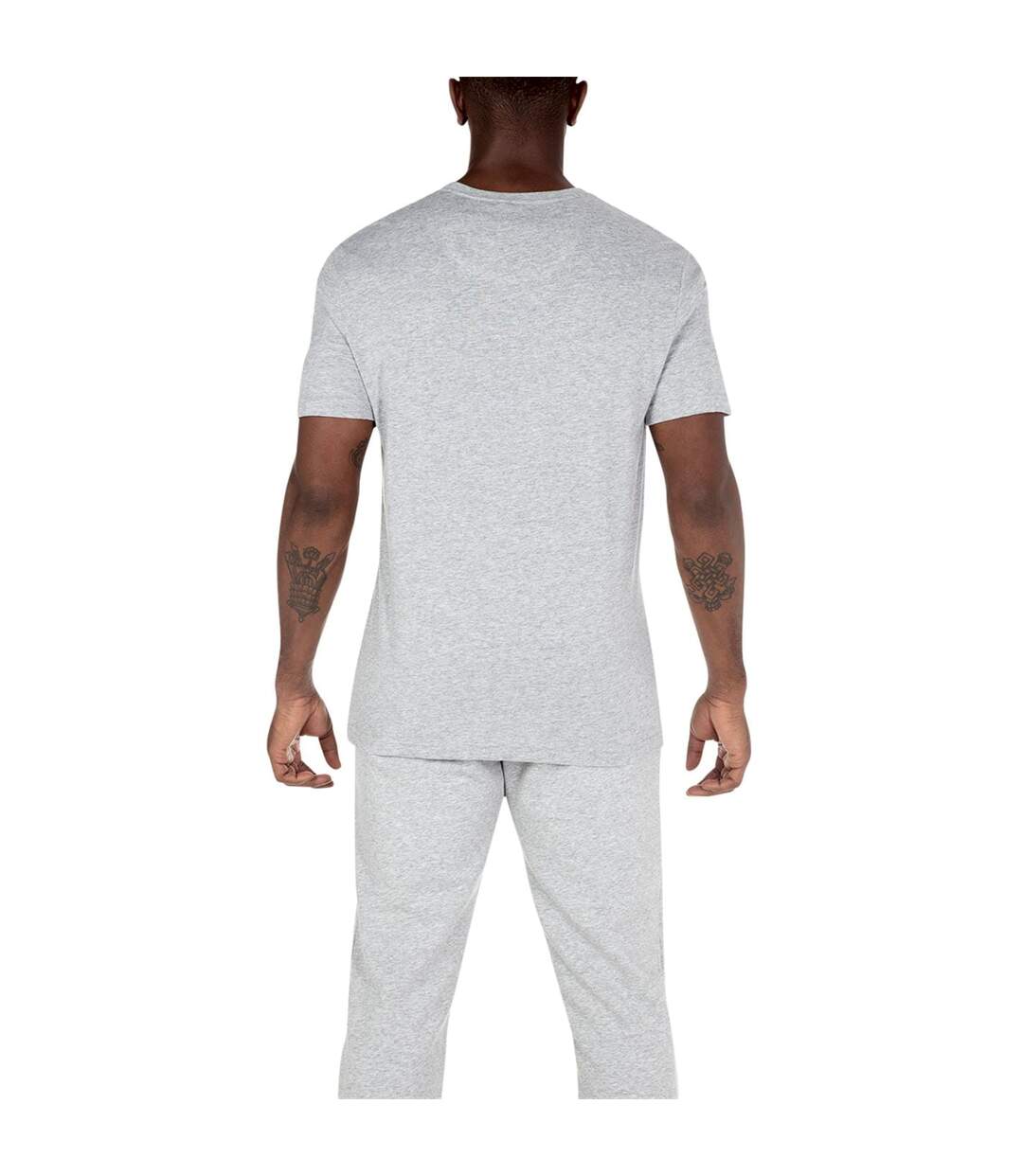 T-shirt homme gris / rouge / blanc Canterbury