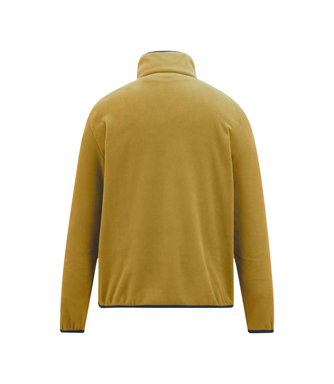 Mens Frankie Half Zip Fleece Top Wood Brown Navy Regatta-3