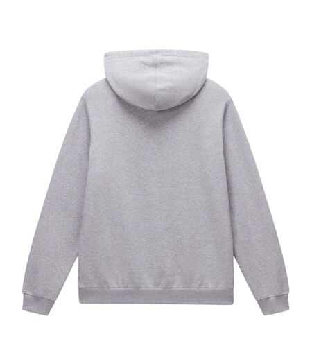 Mens Burgee Regular Hoodie Grey Melange Napapijri