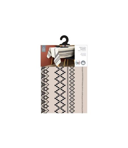 Nappe Imprimée Ethnique 140x250cm Beige