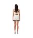 Womens/ladies Terrycloth Contrast Trim Shorts Cream Black Lacoste-3
