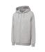 Mens Borg Lined Full Zip Hoodie Grey Marl Marl Slazenger-3