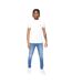 T-shirt Motif/style Logo Tech Homme Blanc SikSilk-4
