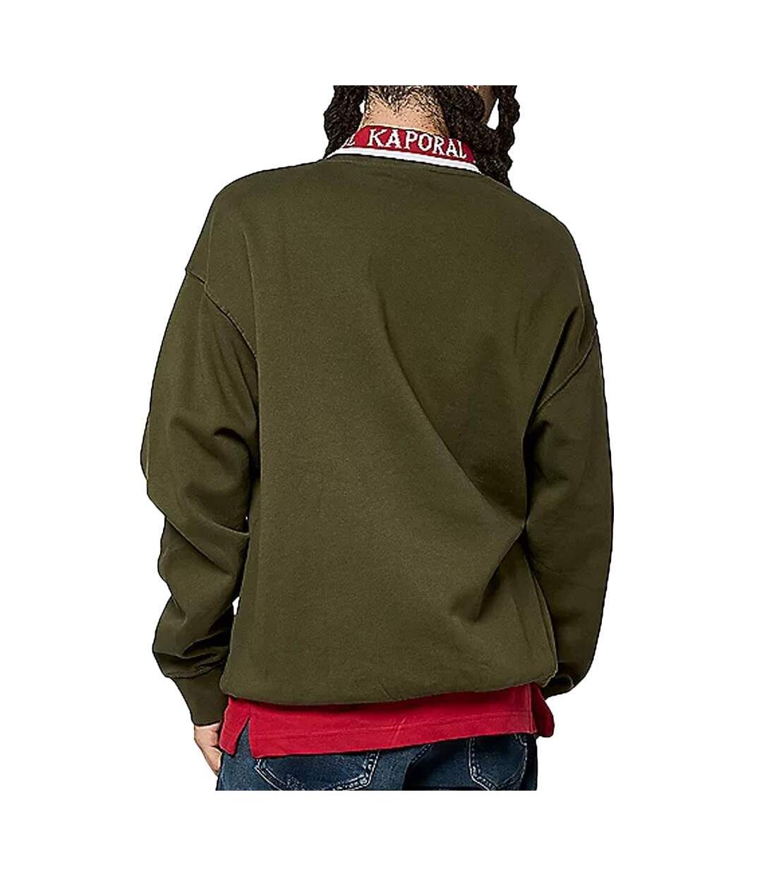 Sweat kaki foncé homme kaporal vitor-2