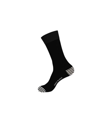 Lot de 6 paires de chaussettes de ville homme unies modèle D Serge Blanco