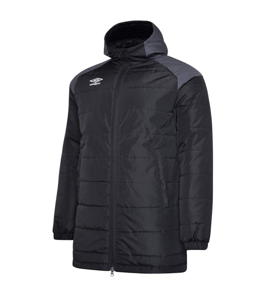 Mens padded jacket black/carbon Umbro-1