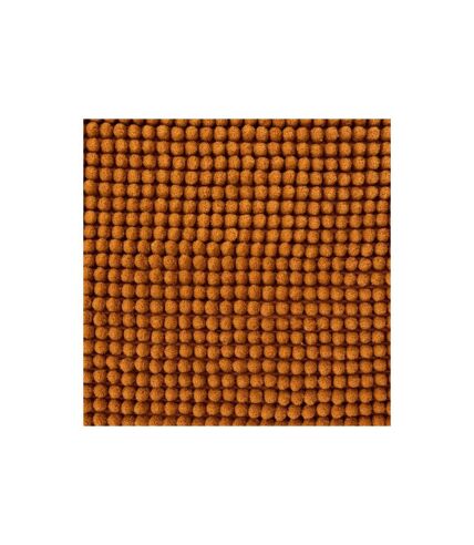 Tapis de Salle de Bain Chenille 50x80cm Marron Tabac