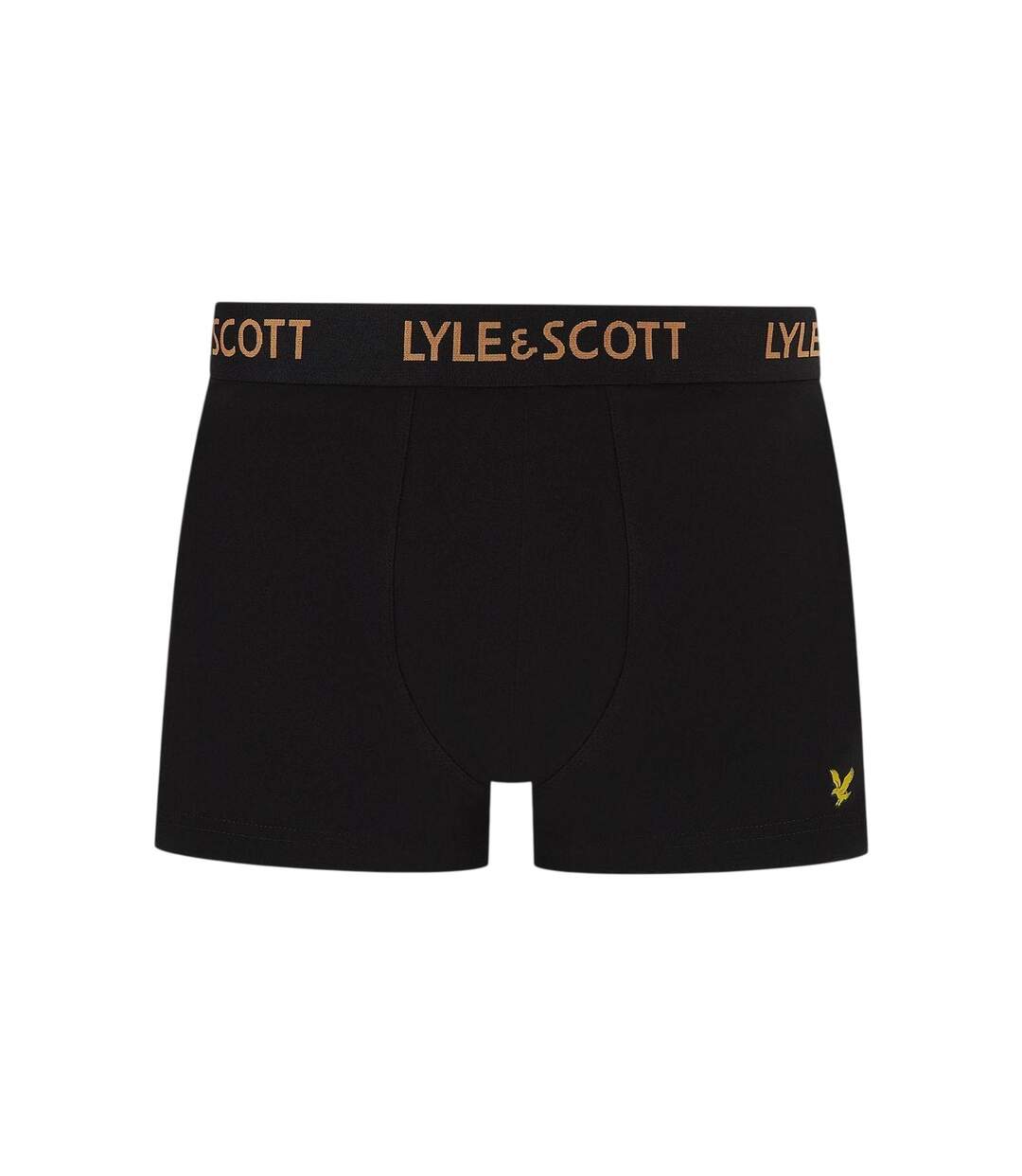 Lot De 5  Boxers Motif/style Logo Homme Noir Lyle & Scott-3