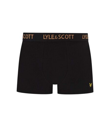 Lot De 5  Boxers Motif/style Logo Homme Noir Lyle & Scott