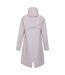 Womens/ladies Hilltop Extra Long Waterproof Jacket Light Beige Mountain Warehouse-2