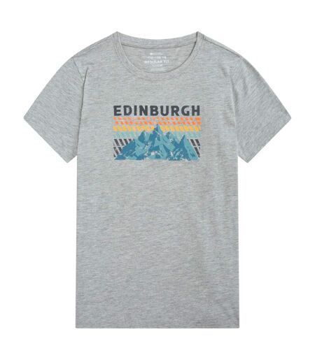 T-shirt Manches Courtes Edinburgh Ample Pour Femme Gris Mountain Warehouse