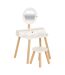 Coiffeuse avec tabouret enfant BELLA - Blanc-1