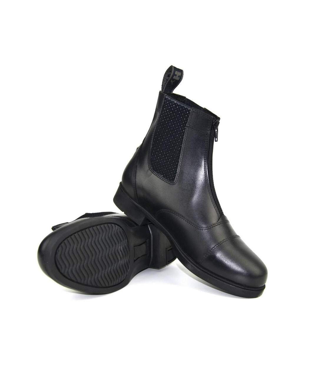 Bottines Jodhpur Canterbury Adulte Noir HyLAND-1