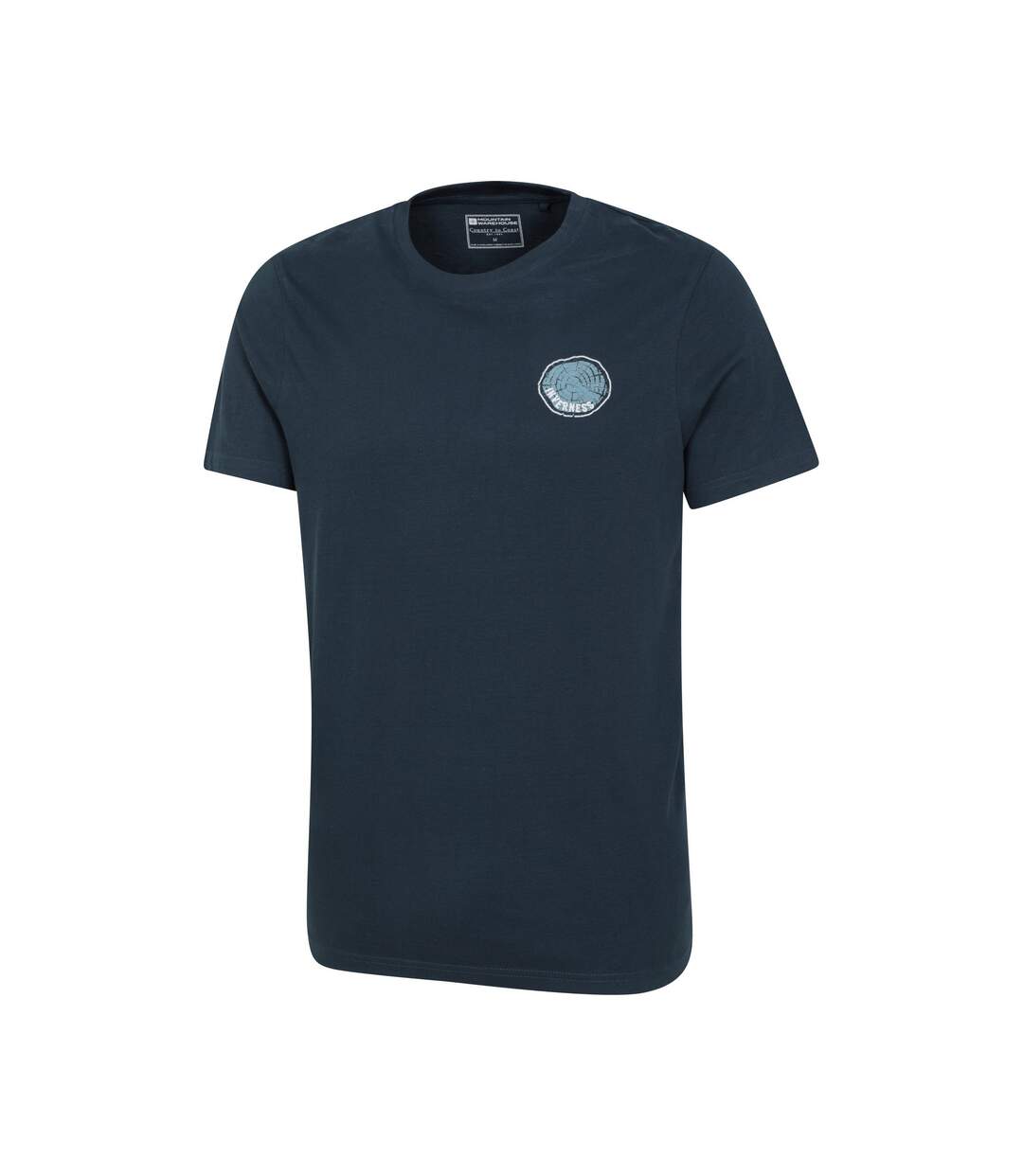 T-shirt Inverness Homme Bleu Foncé Mountain Warehouse-3